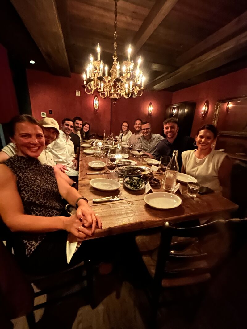 Founder dinner in Cincinnati